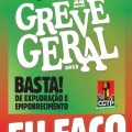 eu faço, greve geral